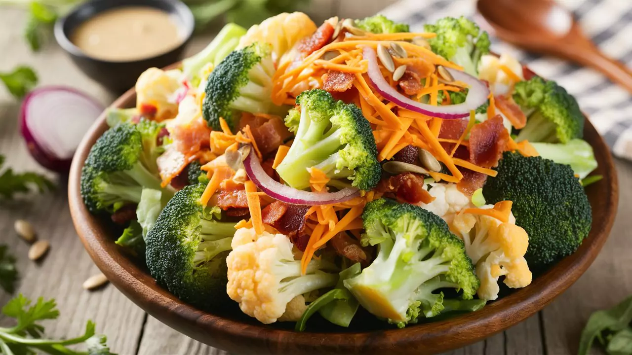 broccoli cauliflower salad recipe