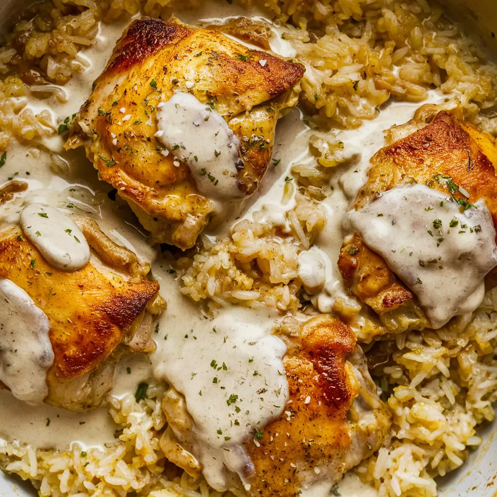 Creamy Parmesan Chicken And Rice