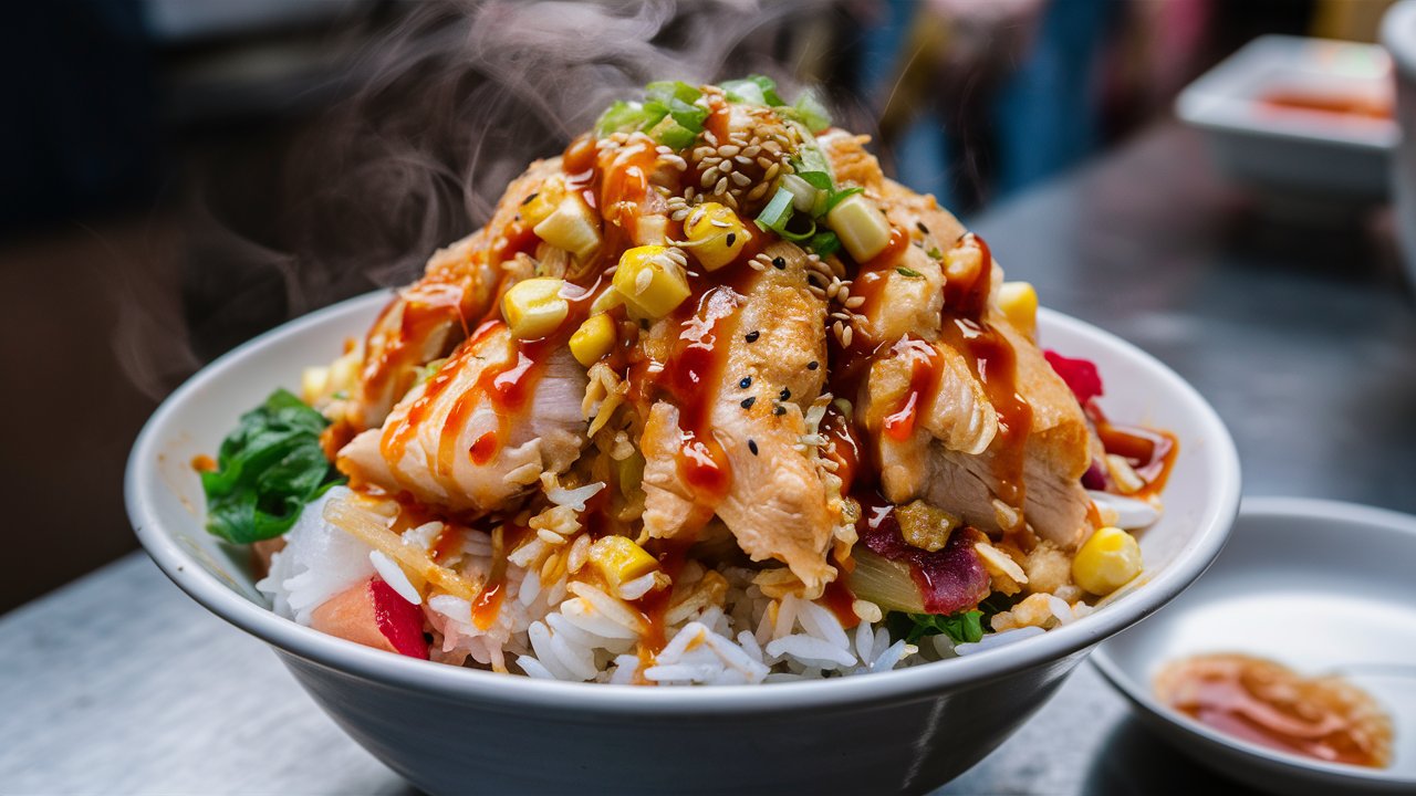 Street Corn Chicken Rice Bowl Recipe