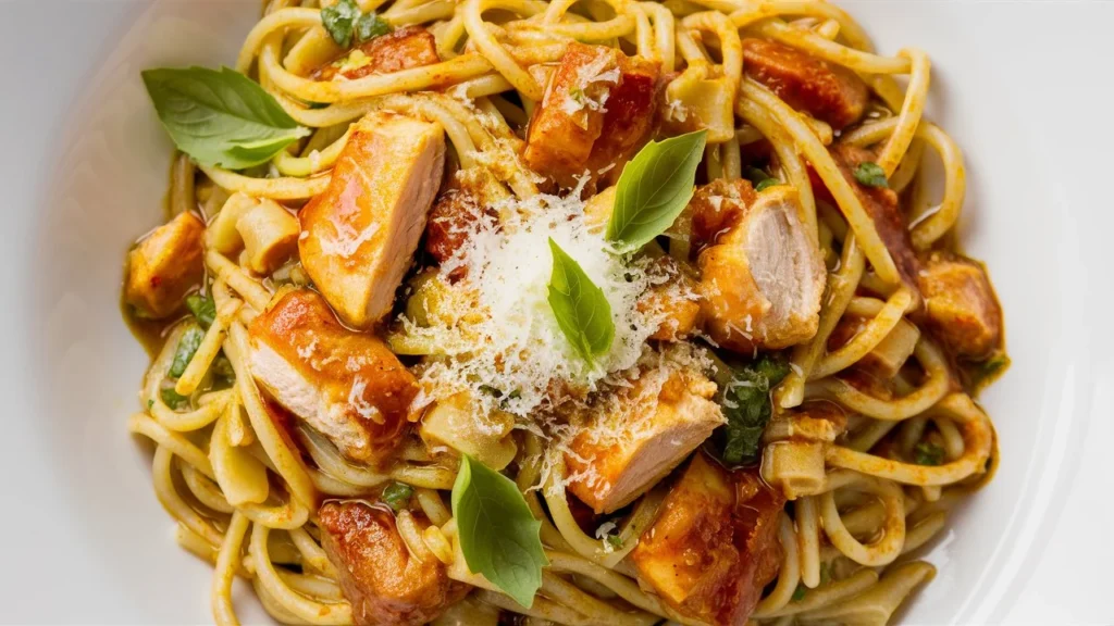 Honey Pepper Chicken pasta