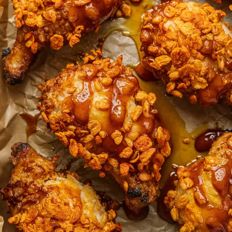 Baked Crunchy Hot Honey Chicken