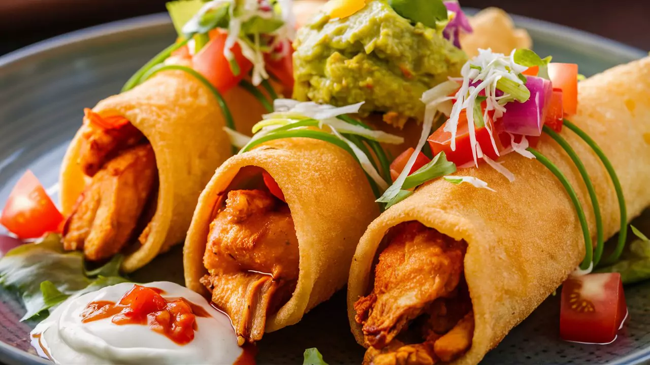 Chicken Chimichangas