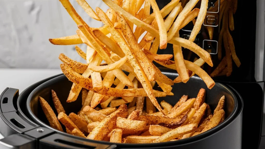 frozen french fries in air fryer