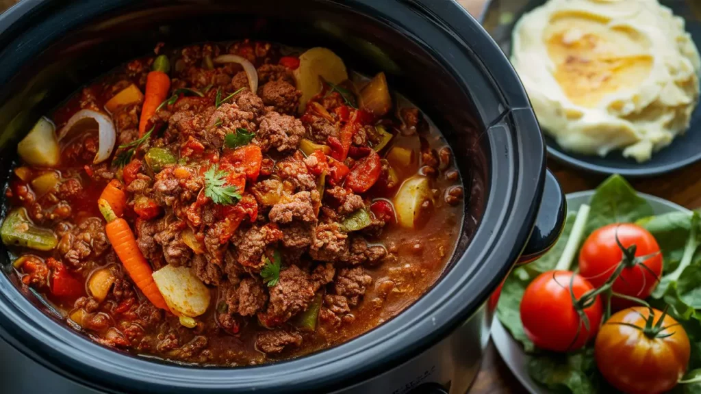 ground beef crock pot recipes