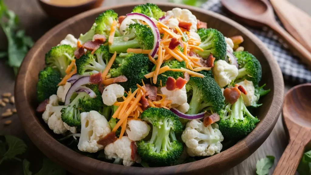 broccoli cauliflower salad recipe