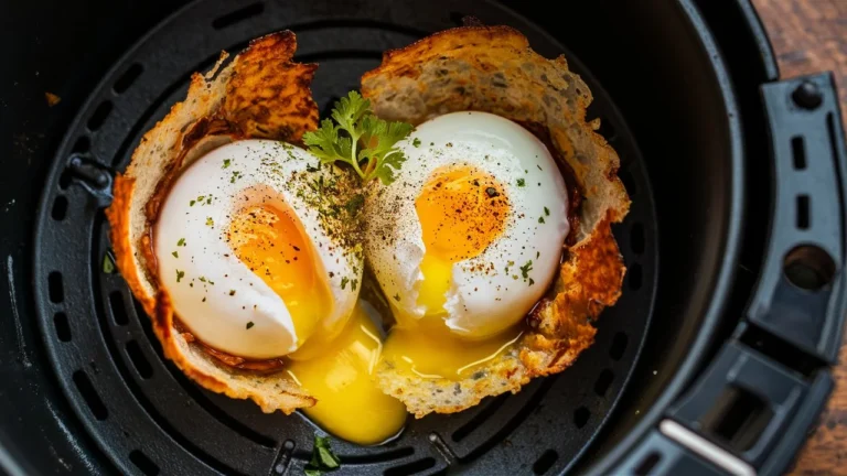 air fryer poached eggs