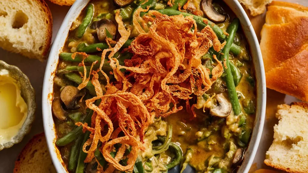 campbell soup green bean casserole recipe