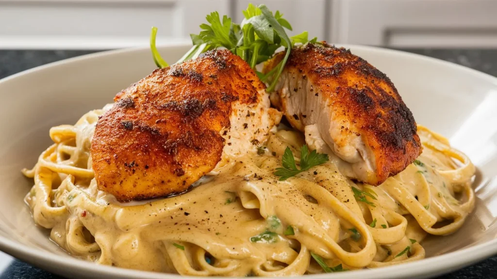 blackened chicken alfredo recipe