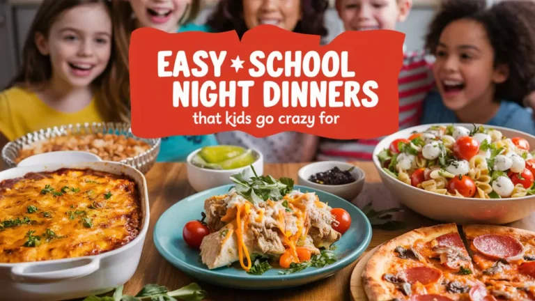 Easy School Night Dinners Kids Go Crazy For