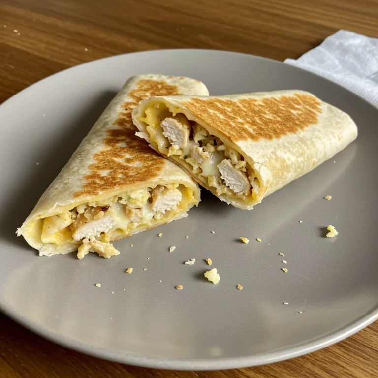 cheesy garlic chicken wraps