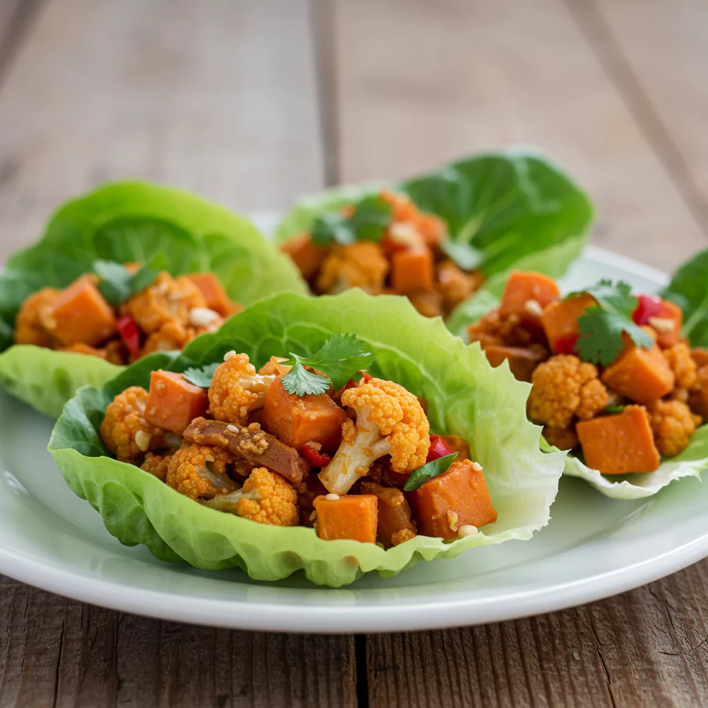 Thai Sweet Potato and Cauliflower