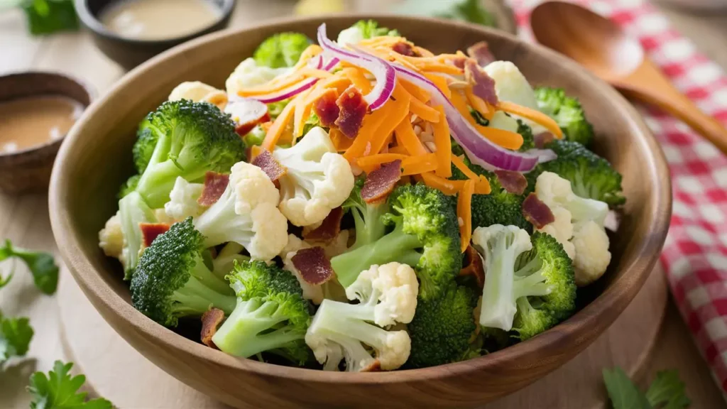 broccoli cauliflower salad recipe