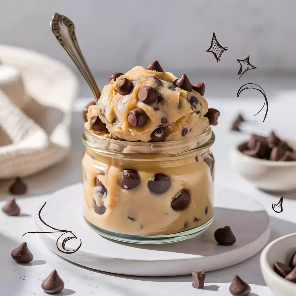 edible chocolate chip cookie dough