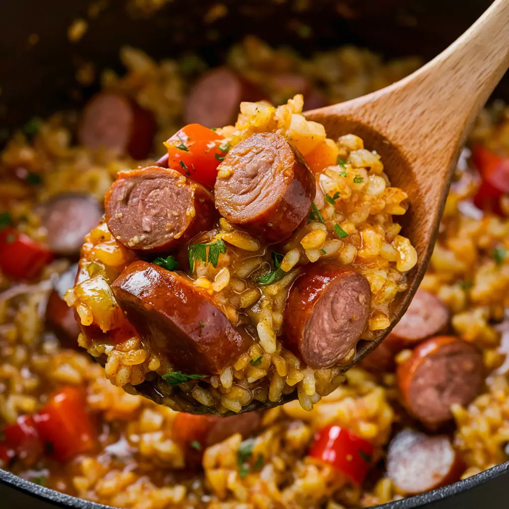 Smoked Sausage And Rice