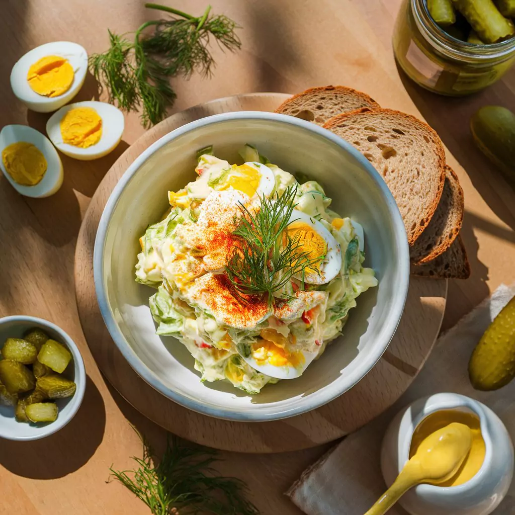 egg salad recipe with pickles