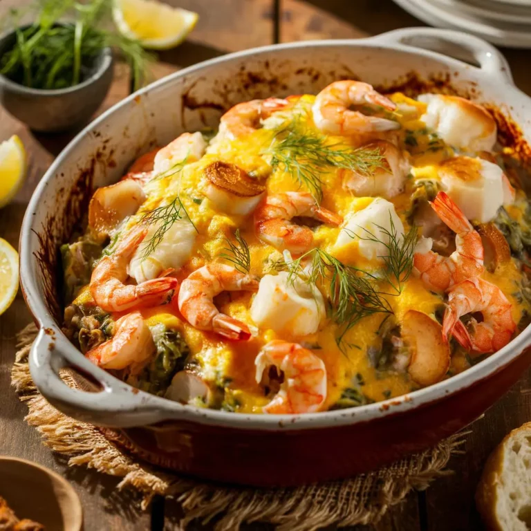 seafood bake recipe