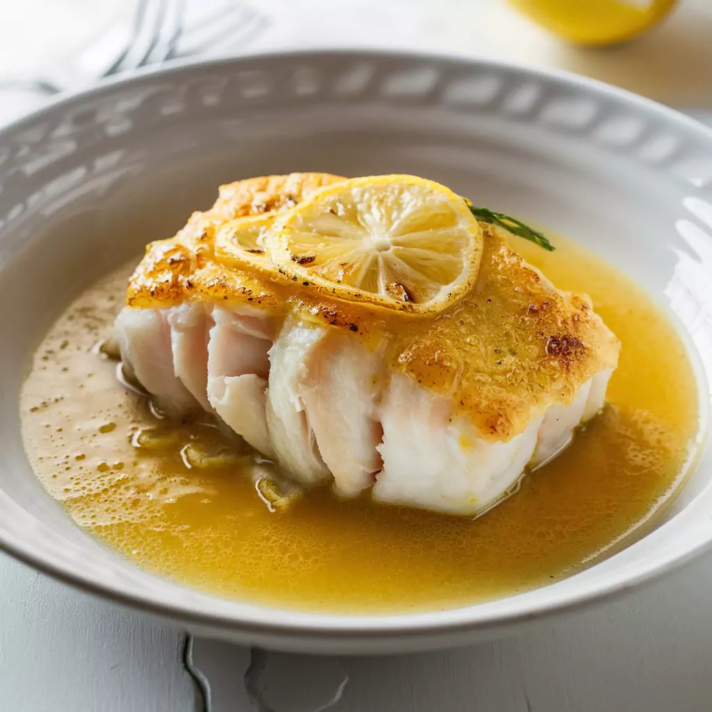 Lemon Butter Baked Cod