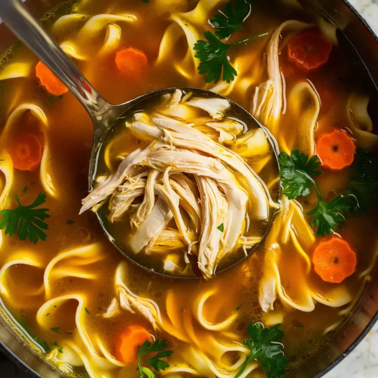 Easy Creamy Chicken Noodle Soup