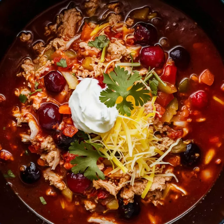 turkey cranberry chili recipe