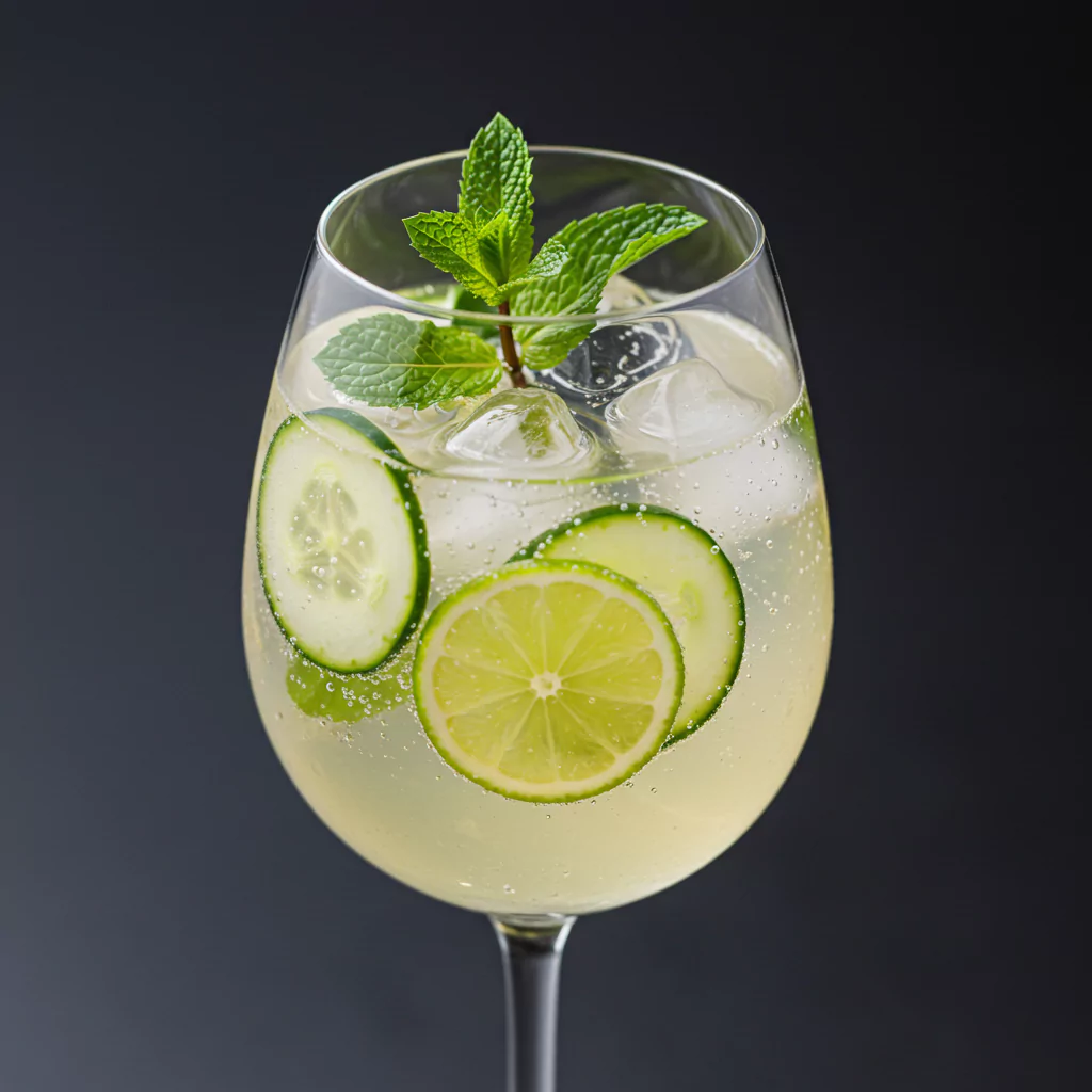 Non-Alcoholic Hugo Spritz Recipe