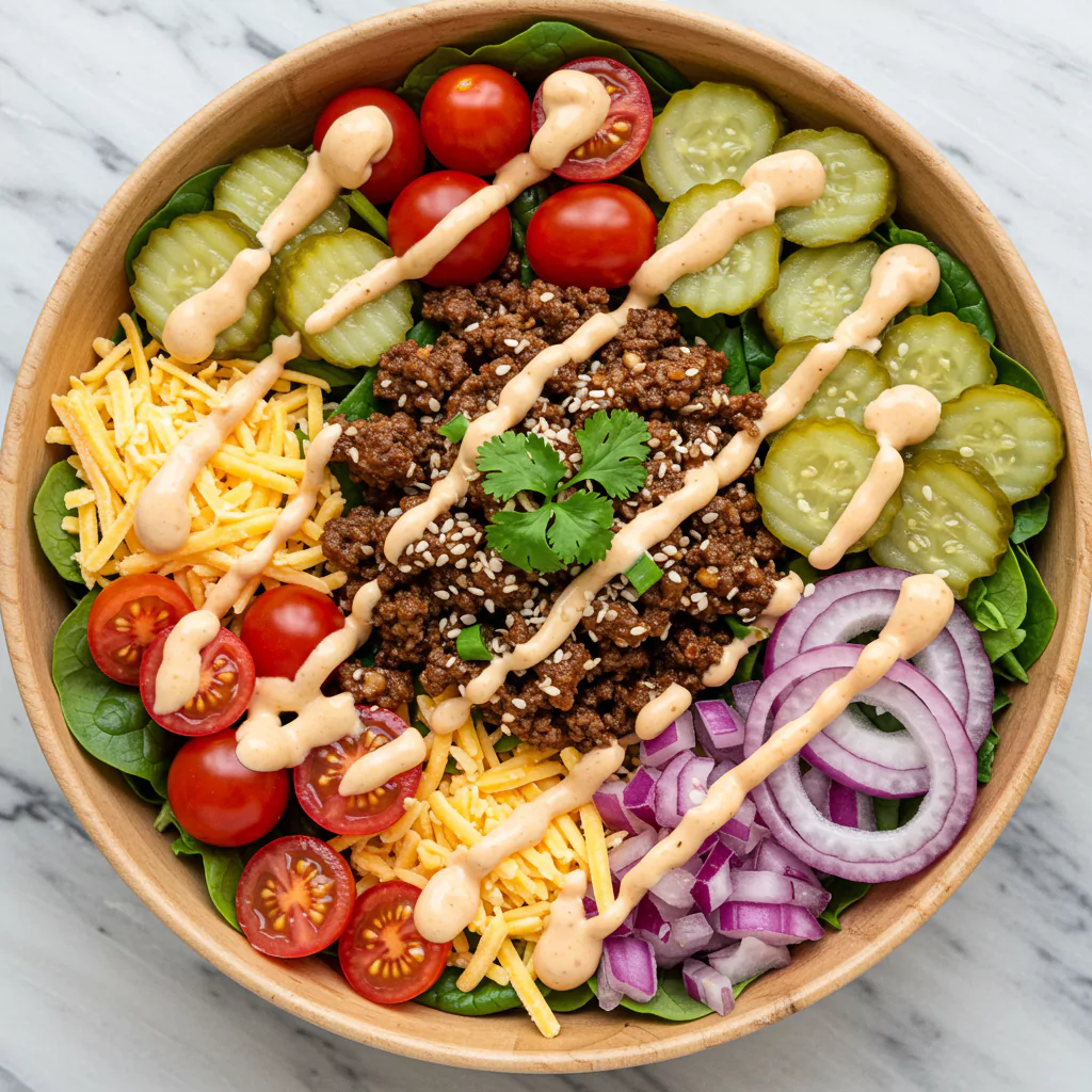 burger bowl recipe