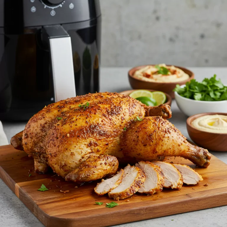 shawarma whole chicken air fryer recipe