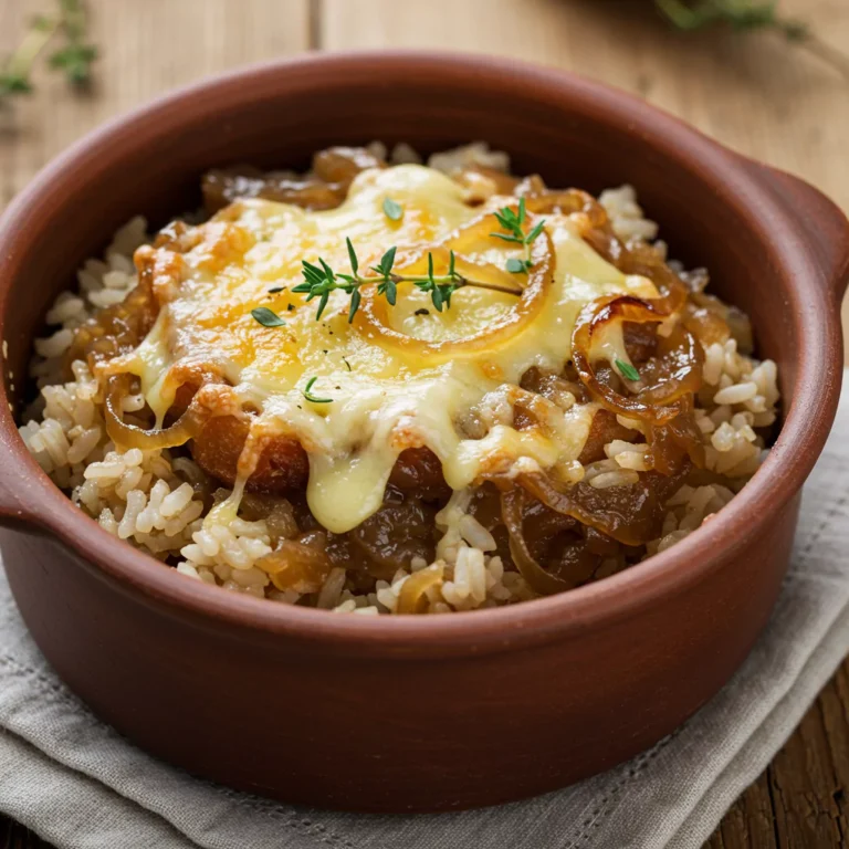 rice with french onion soup recipe