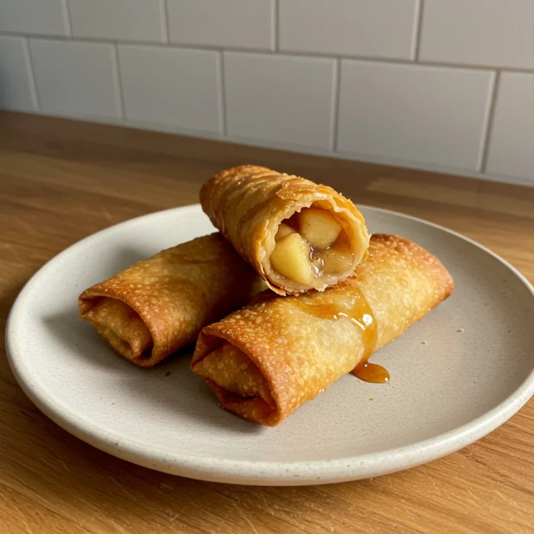 Air Fryer Apple Pie Egg Rolls